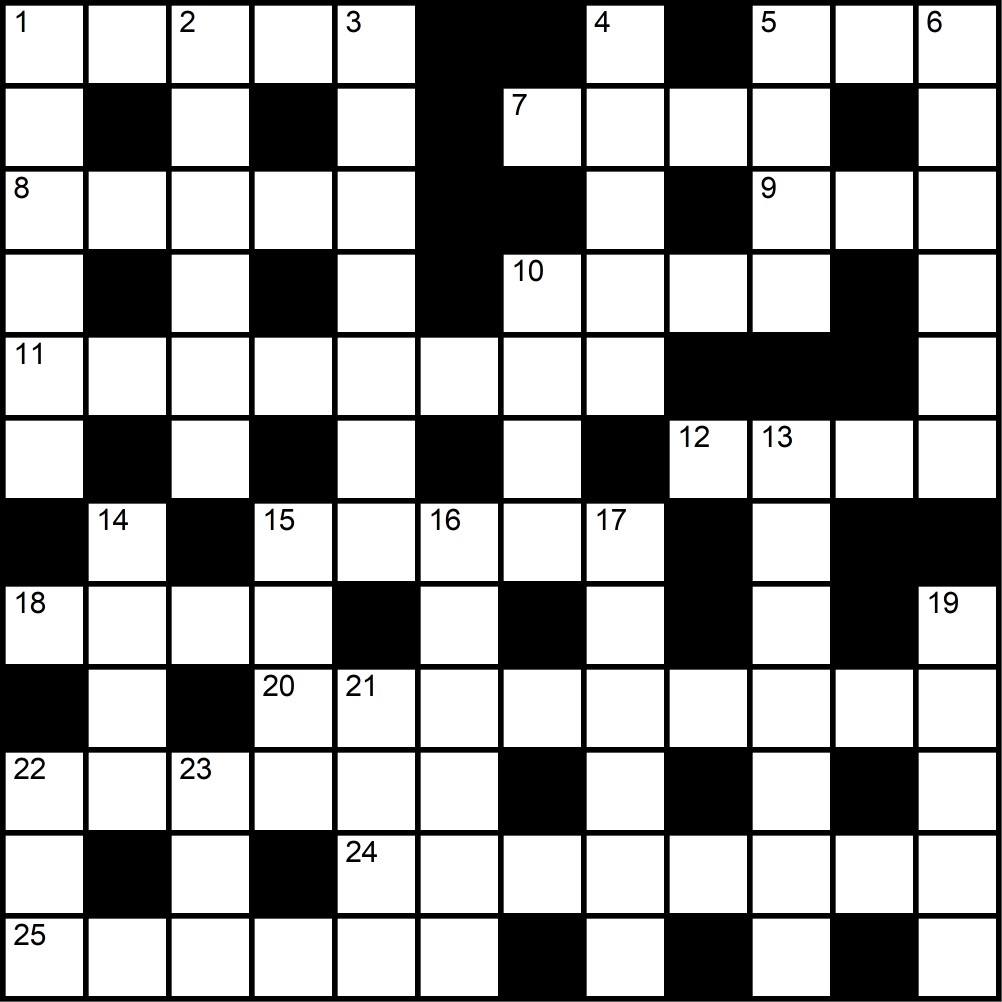 Crucigrama del Martes 17 jun.